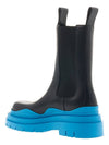 Tire Chelsea Boots Black Amalfi Blue - BOTTEGA VENETA - BALAAN.