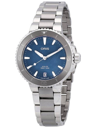 Oris Aquis Date Automatic Blue Mother of Pearl Dial Men's Watch 01 733 7770 4155-07 8 18 05P - ORIS - BALAAN 1