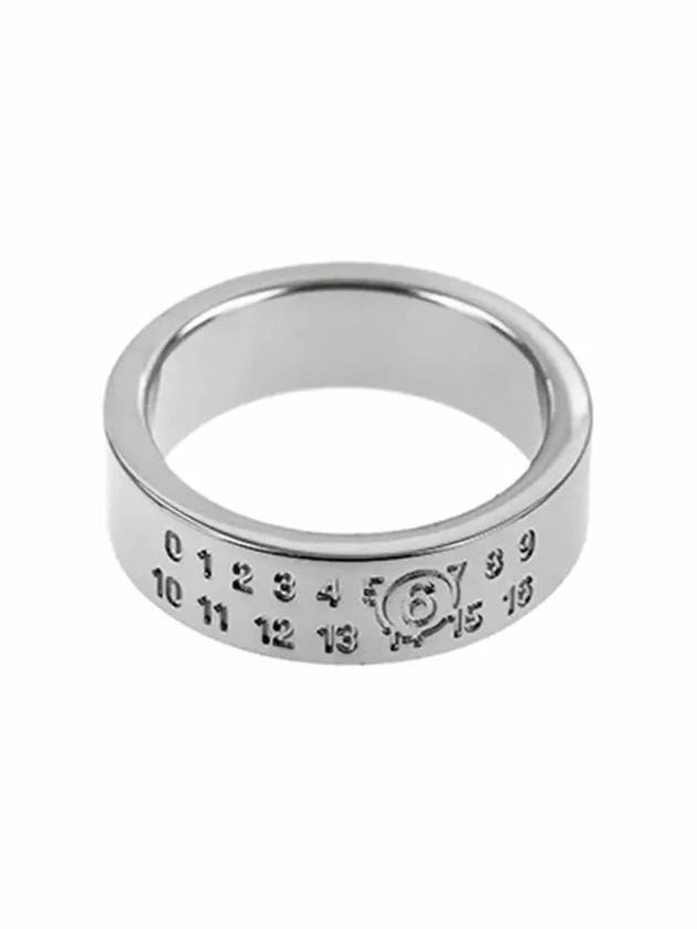 Women’s Numeric Minimal Polished Finish Ring Silver - MAISON MARGIELA - BALAAN 4