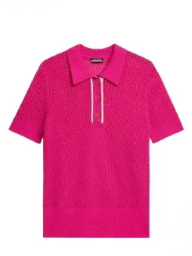 Syndra open knit polo shirt GWKW09332 - J.LINDEBERG - BALAAN 2