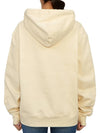 Le Brode Embroidered Logo Cotton Hoodie Ivory - JACQUEMUS - BALAAN 6