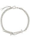 Double Cross Bracelet Silver - DSQUARED2 - BALAAN 3