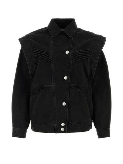 Hamon Denim Jacket Black - ISABEL MARANT - BALAAN 2