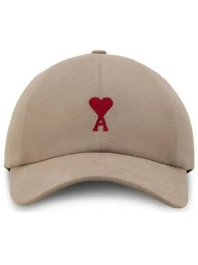 De Coeur Logo Ball Cap Light Taupe - AMI - BALAAN 2