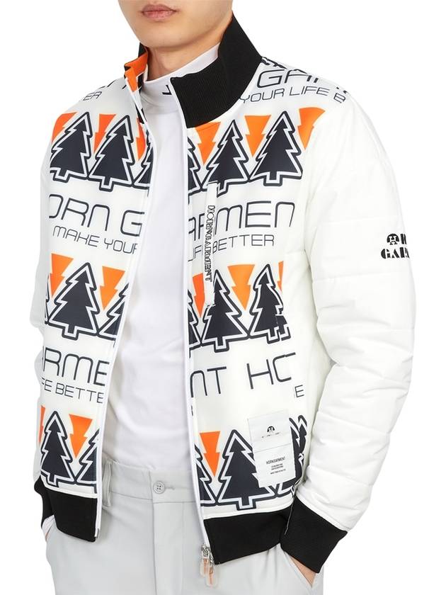 ECCO Hybrid Insulated Jacket White - HORN GARMENT - BALAAN 7