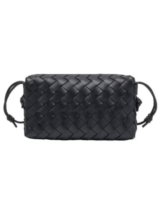 mini baguette cross bag black - BOTTEGA VENETA - BALAAN 1