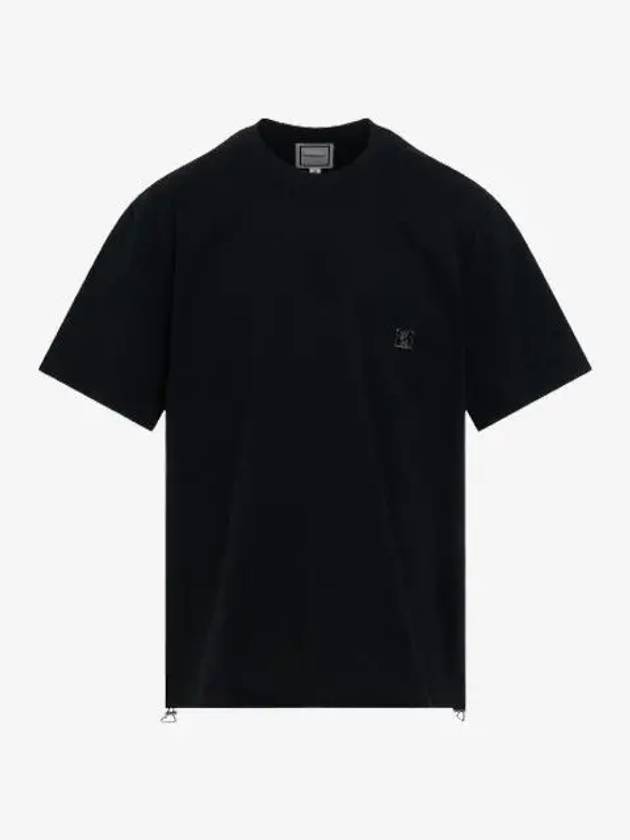 String Short Sleeve T Shirt Black Men s W241TS11708B - WOOYOUNGMI - BALAAN 2