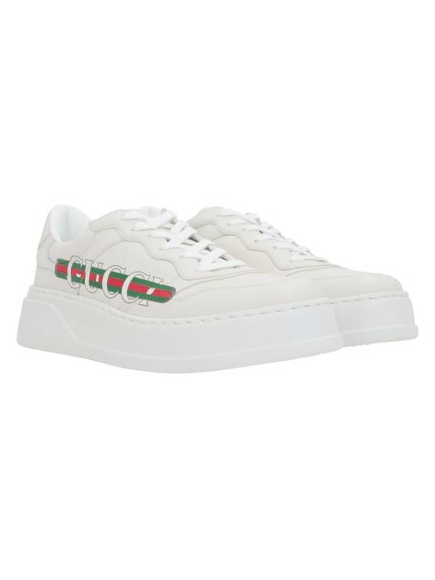 Demetra Chunky Low Top Sneakers White - GUCCI - BALAAN 3