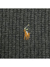 Polo Pony Knit Scarf Black - POLO RALPH LAUREN - BALAAN 5