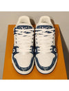 LV Trainer Sneakers Monogram Blue Denim - LOUIS VUITTON - BALAAN 4