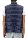 Crofton Logo Patch Padding Vest Atlantic Navy - CANADA GOOSE - BALAAN 3