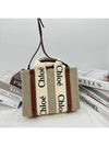 Woody Small Canvas Tote Bag White Brown Beige - CHLOE - BALAAN 7