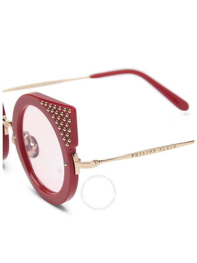 Philipp Plein Katy Light Raspberry Cat Eye Ladies Sunglasses 000-WES0048-PCO002N-IUZG - PHILIPP PLEIN - BALAAN 3