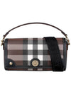 Note Leather Cross Bag Brown - BURBERRY - BALAAN 3