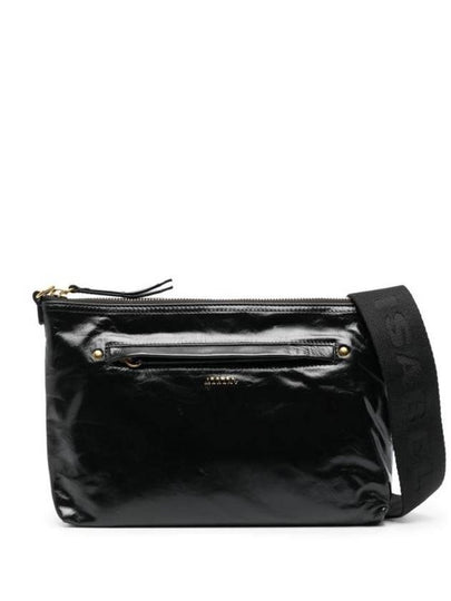 Nessah Leather Cross Bag Black - ISABEL MARANT - BALAAN 2