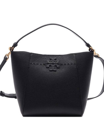 McGraw Small Tote Bag Black - TORY BURCH - BALAAN 2