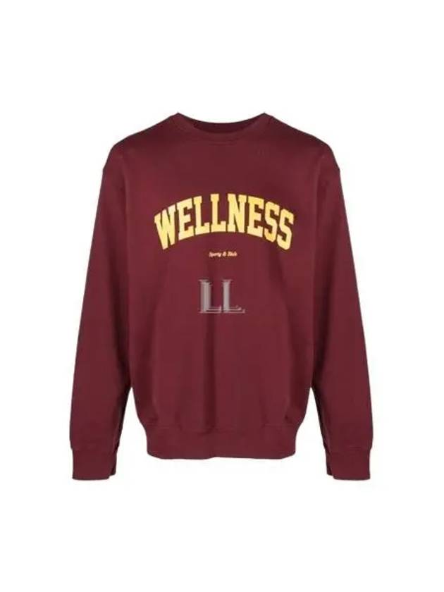 Wellness Sweatshirt Burgundy - SPORTY & RICH - BALAAN 2