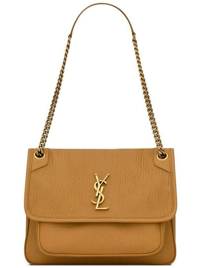 Nikki Medium Chain Shoulder Bag Brown - SAINT LAURENT - BALAAN 2