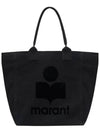 Small Yenky Logo Tote Bag Black - ISABEL MARANT - BALAAN 2