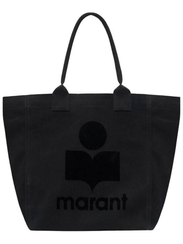 Small Yenky Logo Tote Bag Black - ISABEL MARANT - BALAAN 2