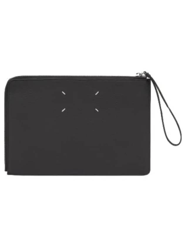 Stitched Strap Pouch Black Bag - MAISON MARGIELA - BALAAN 1