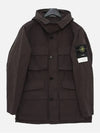 Men's Logo Patch Pocket Detail Jacket Charcoal - STONE ISLAND - BALAAN 3