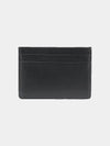 Embossed Logo Leather Card Wallet Black - JIL SANDER - BALAAN 3