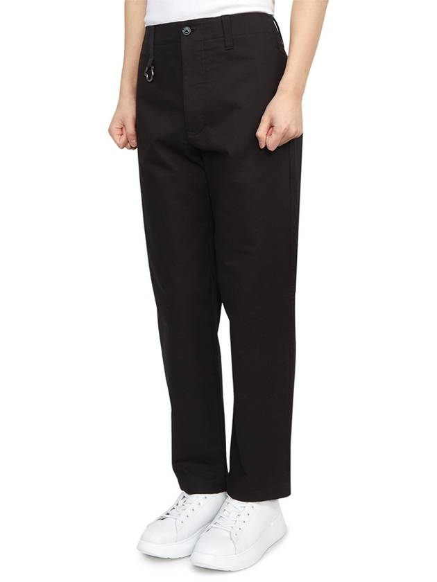 Gabardine Straight Pants Black - MONCLER - BALAAN 3