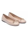 Nappa Leather Ballerina Flats Water Lily - PRADA - BALAAN 1