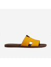 Izmir Sandals Slippers Zaun Sable Maroon Ebene - HERMES - BALAAN.