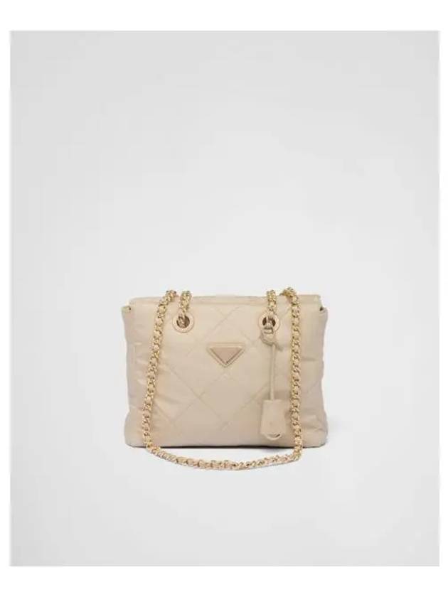 Re-Edition 1995 Chaine Re-Nylon Tote Bag Desert Beige - PRADA - BALAAN 2