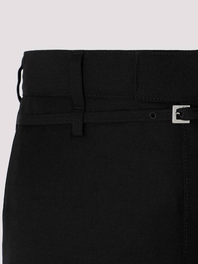 FW23 belt detail pants black 236PA061 - JACQUEMUS - BALAAN 5