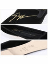 I760012 NERO Velvet Flat Shoes Loafers - GIUSEPPE ZANOTTI - BALAAN 4