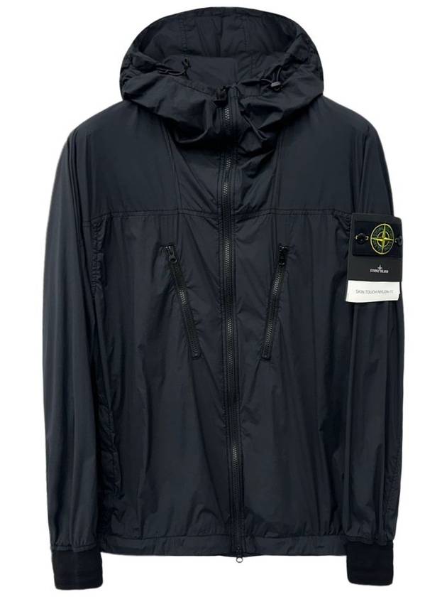 Skin Touch Nylon TC Hooded Jacket Black - STONE ISLAND - BALAAN 2