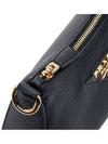 Vitello Dino Leather Shoulder Bag Black - PRADA - BALAAN 9