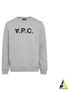 VPC Logo Crew Neck Sweatshirt Grey - A.P.C. - BALAAN 2