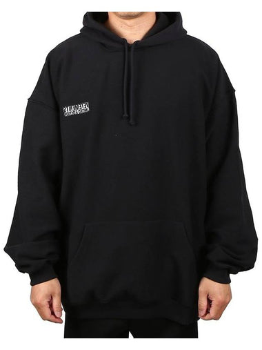 Inside Out Logo Hoodie Black - VETEMENTS - BALAAN 1