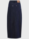 Muscari M Point Denim Long Skirt - MICANE - BALAAN 4