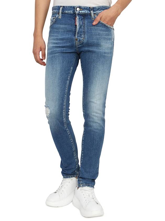 Medium Preppy Wash Cool Guy Straight Jeans Light Blue - DSQUARED2 - BALAAN 5