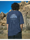 Mountain Adventure Pigment Short Sleeve TShirt Navy FST729 - FLUKE - BALAAN 2