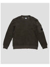 Lens Crew Neck Sweatshirt Khaki - CP COMPANY - BALAAN 2