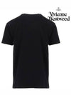 Chest ORB Logo Short Sleeve T-Shirt Black - VIVIENNE WESTWOOD - BALAAN 4