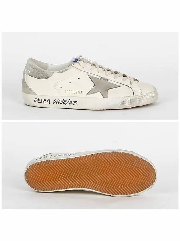 Super Star Suede Leather Low Top Sneaker White - GOLDEN GOOSE - BALAAN 4