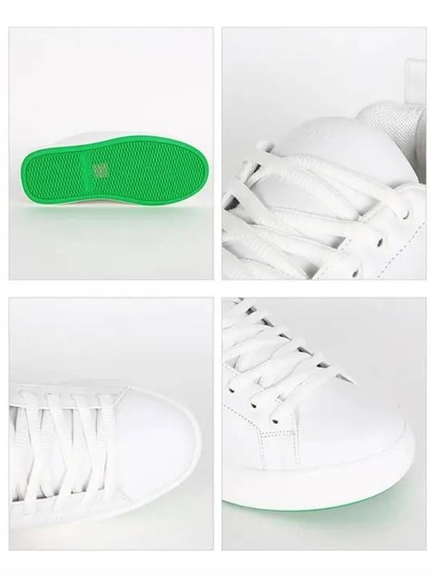 Pillow Leather Low Top Sneakers White - BOTTEGA VENETA - BALAAN 4