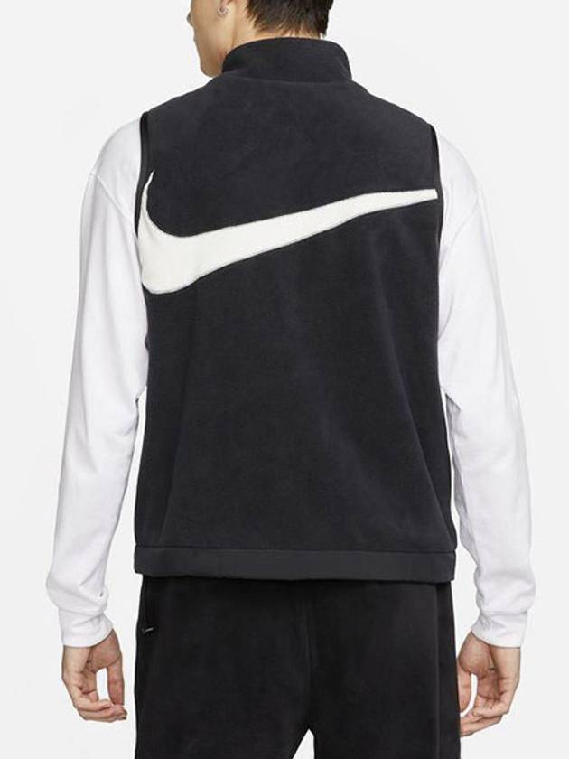 Fleece Big Swoosh Winterized Vest Black - NIKE - BALAAN 2