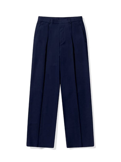 Slim Wide Slacks Navy - BATTRACT - BALAAN 2