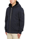 Classic Bunny Zip Up Hoodie Black Lining Navy - MOOSE KNUCKLES - BALAAN 4