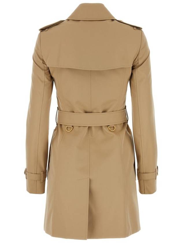 Short Chelsea Heritage Trench Coat Beige - BURBERRY - BALAAN 3