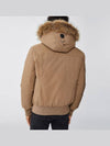 Dixon Nordic Tech Down Natural Fur Bomber Jacket Light Camel - MACKAGE - BALAAN.