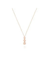 20087227 Margherita three circle 18K pink gold necklace - DAMIANI - BALAAN 4